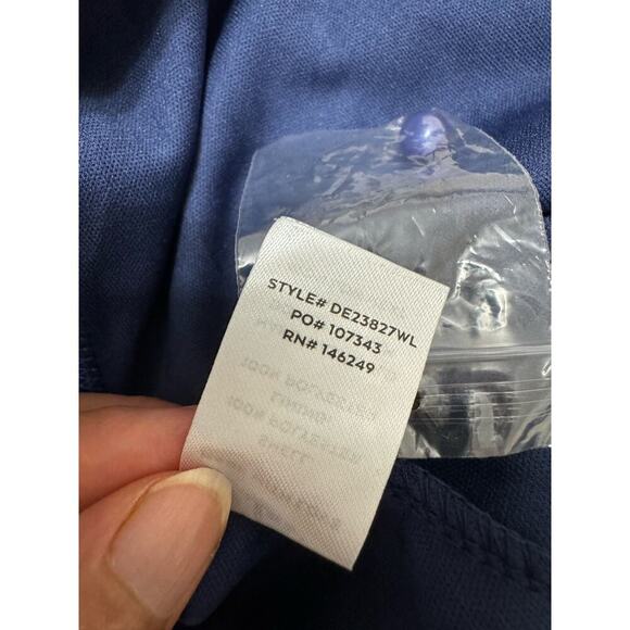 Lulus Evalina Navy Blue Floral Print Mock Neck Midi Dress, Size XS - Picture 12 of 13